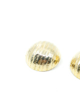 Ribbed Dome Earrings Accessory arcadeshops.com