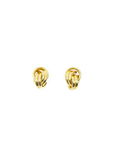 Goldtone Knot Earrings Accessory arcadeshops.com