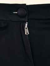 Yves Saint Laurent Ruffled Silk Skirt Bottom arcadeshops.com