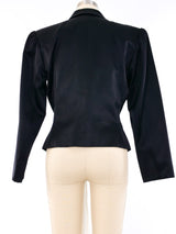 Yves Saint Laurent Satin Cropped Jacket Jacket arcadeshops.com