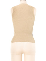 Valentino Zebra Knit Top Top arcadeshops.com