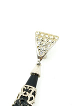 Gianni Versace Teardrop Earrings Accessory arcadeshops.com