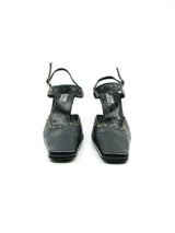 Gianni Versace Rhinestone Embellished Pumps, 39.5 Accessory arcadeshops.com