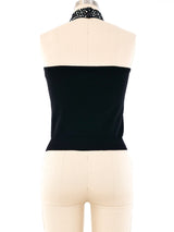 Sonia Rykiel Embellished Knit Halter Top arcadeshops.com
