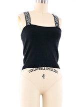 Sonia Rykiel Embellished Knit Tank Top arcadeshops.com