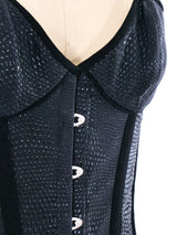 Pebbled Corset Top Top arcadeshops.com