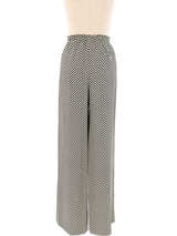 Gianfranco Ferre Checkered Drawstring Trousers Bottom arcadeshops.com
