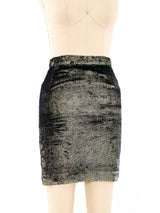Anne Klein Metallic Mini Skirt Bottom arcadeshops.com