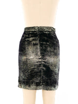 Anne Klein Metallic Mini Skirt Bottom arcadeshops.com