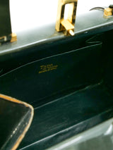 Grey Patent Leather Box Bag Accessory arcadeshops.com