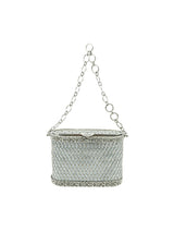 Silver Lattice Box Bag Accessory arcadeshops.com