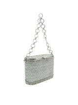 Silver Lattice Box Bag Accessory arcadeshops.com