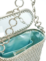 Silver Lattice Box Bag Accessory arcadeshops.com