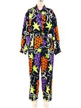 Yves Saint Laurent Printed Jumpsuit Jumpsuit arcadeshops.com