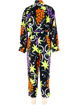 Yves Saint Laurent Printed Jumpsuit Jumpsuit arcadeshops.com