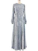 Abstract Printed Chiffon Jumpsuit Ensemble Jumpsuit arcadeshops.com