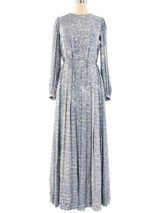 Abstract Printed Chiffon Jumpsuit Ensemble Jumpsuit arcadeshops.com