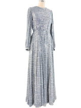 Abstract Printed Chiffon Jumpsuit Ensemble Jumpsuit arcadeshops.com