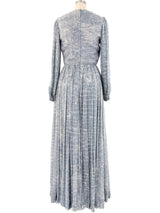 Abstract Printed Chiffon Jumpsuit Ensemble Jumpsuit arcadeshops.com