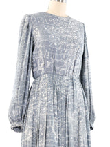 Abstract Printed Chiffon Jumpsuit Ensemble Jumpsuit arcadeshops.com