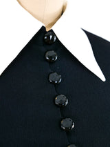 Karl Lagerfeld Tuxedo Style Maxi Dress Dress arcadeshops.com