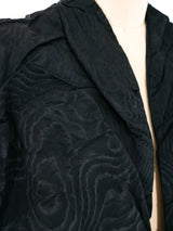 Ruched Taffeta Maxi Coat Jacket arcadeshops.com