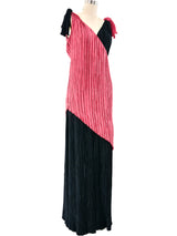 Mary McFadden Layered Plisse Dress Dress arcadeshops.com