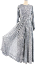 Abstract Printed Chiffon Jumpsuit Ensemble Jumpsuit arcadeshops.com