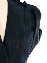 Victor Costa Pleated Organza Vest Top arcadeshops.com