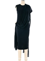 Gianfranco Ferre Ring Accented Jersey Dress Dress arcadeshops.com