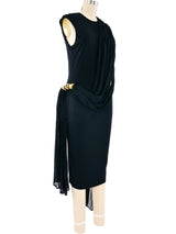 Gianfranco Ferre Ring Accented Jersey Dress Dress arcadeshops.com