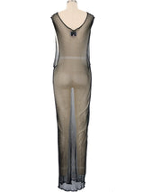 Mesh Tank Maxi Dress Dress arcadeshops.com