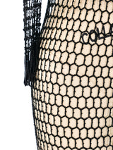 Embellished Net Maxi Dress Dress arcadeshops.com