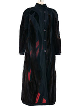 Koos Van Den Akker Patchwork Fur Maxi Coat Outerwear arcadeshops.com