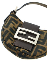 Fendi Zucca Print Micro Mini Croissant Bag Accessory arcadeshops.com