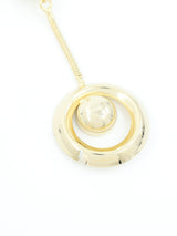 Goldtone Orb Drop Earrings Accessory arcadeshops.com