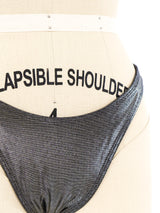 Pierre Cardin Gunmetal Bikini Suit arcadeshops.com