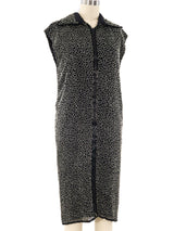 Bead Embellished Sleeveless Dress Jacket arcadeshops.com