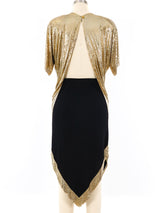 Metallic Gold Chainmail Ensemble Suit arcadeshops.com