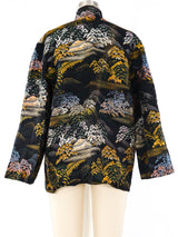 Pagoda Motif Brocade Jacket Jacket arcadeshops.com