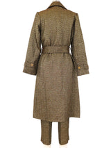 Metallic Herringbone Brocade Suit Suit arcadeshops.com