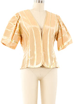 Terry and Toni Gold Painted Short Sleeve Jacket Jacket arcadeshops.com
