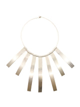 Silvertone Fringe Wire Bib Accessory arcadeshops.com