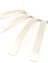 Silvertone Fringe Wire Bib Accessory arcadeshops.com