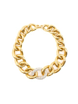Givenchy Crystal Embellished Chainlink Necklace Accessory arcadeshops.com