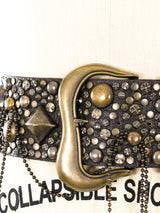 Michael Morrison Studded Leather Belt Accessory arcadeshops.com