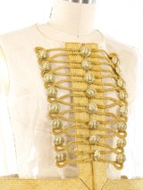 Paco Rabanne PVC Military Vest Jacket arcadeshops.com