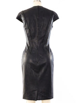 Thierry Mugler Studded Leather Dress Dress arcadeshops.com