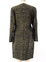 Gianni Versace Istante Brocade Skirt Suit Suit arcadeshops.com