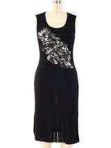 Thierry Mugler Rosette Applique Dress Dress arcadeshops.com